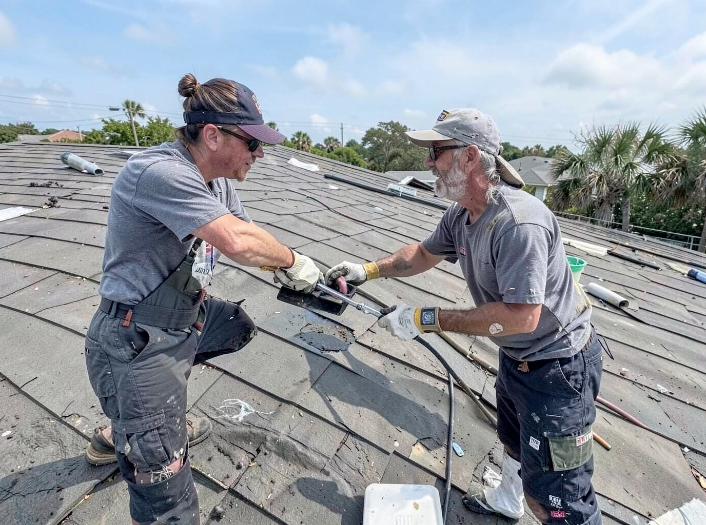 Wind Damage Roof Repair in Deltona
